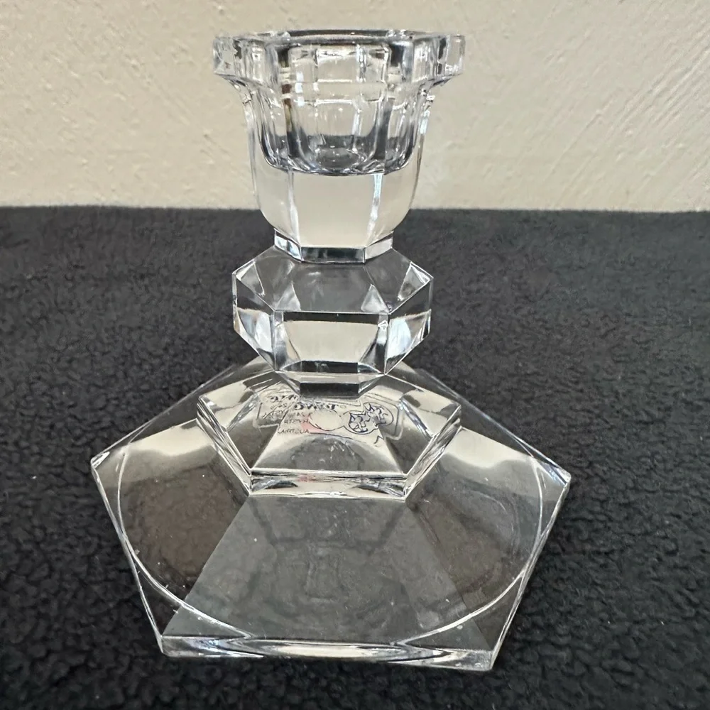 Vintage Towle Crystal Candlestick Holder